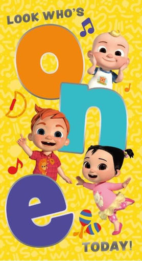 Picture of COCOMELON 1ST BIRTHDAY CARD